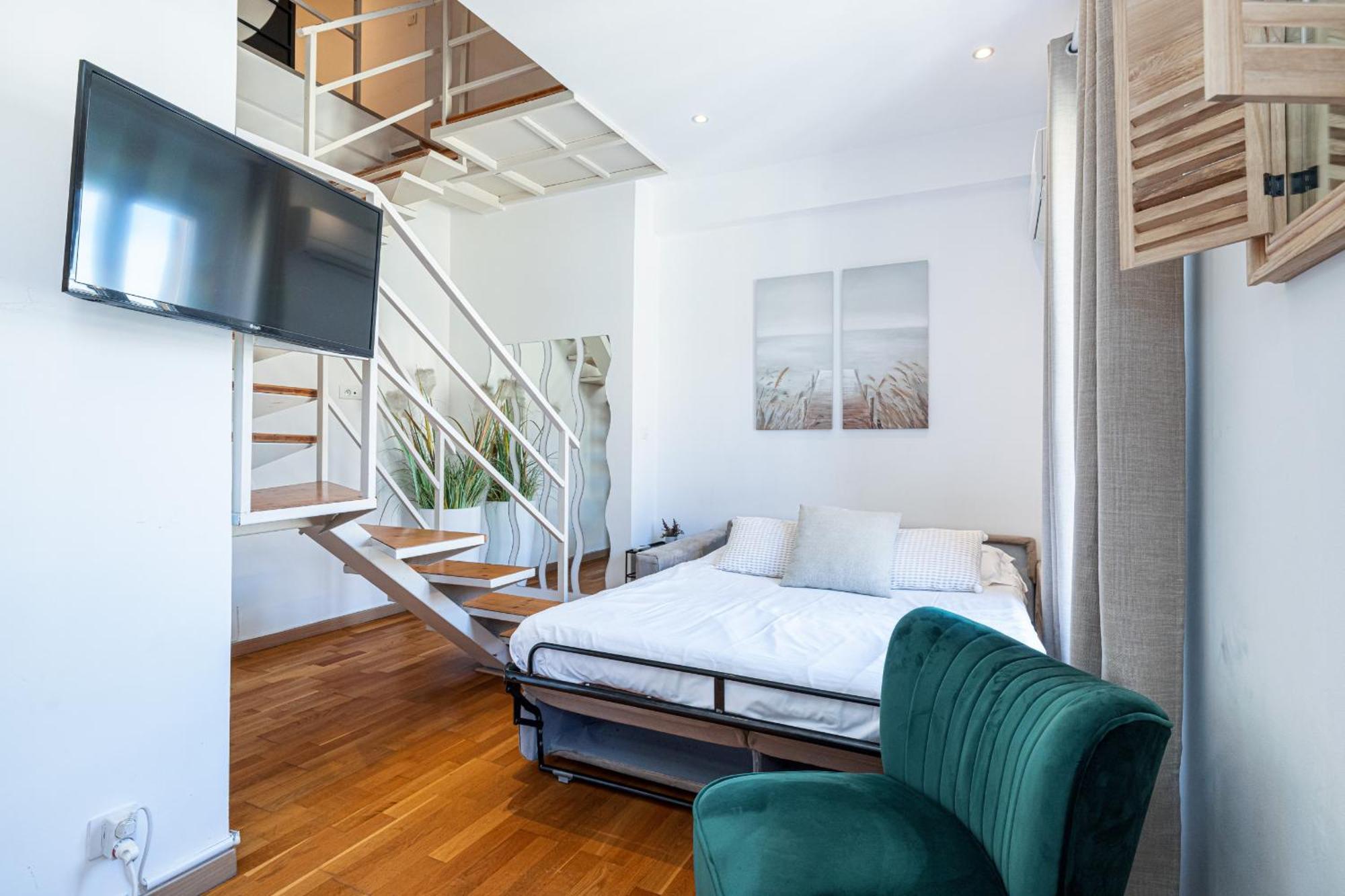Apartamento Massena Street - 1 Bdr Duplex With Ac & Parking Niza Exterior foto