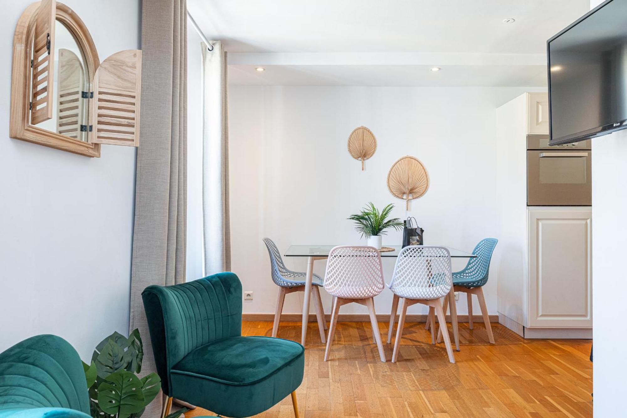 Apartamento Massena Street - 1 Bdr Duplex With Ac & Parking Niza Exterior foto