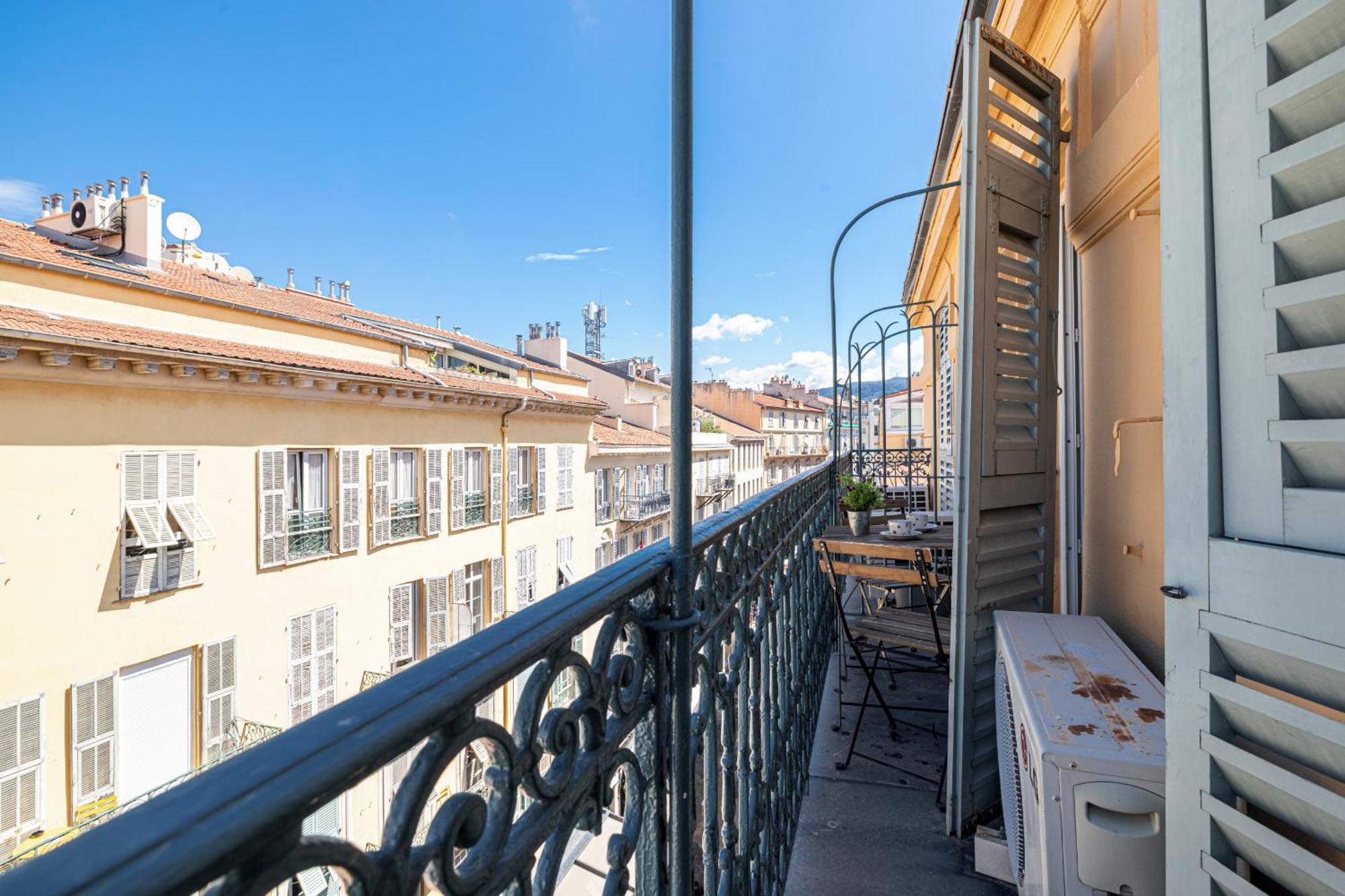 Apartamento Massena Street - 1 Bdr Duplex With Ac & Parking Niza Exterior foto