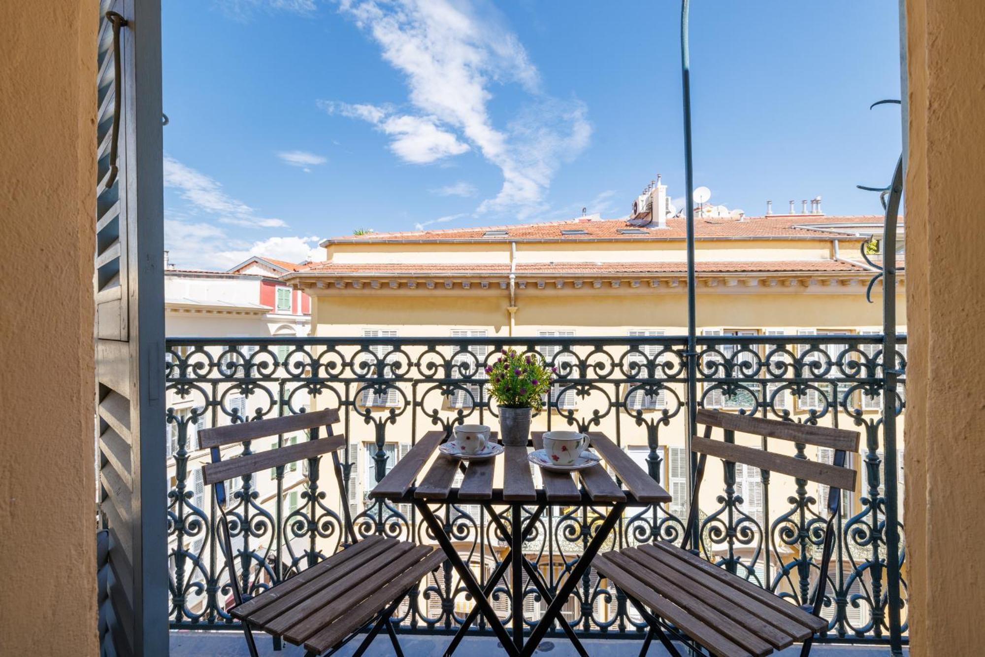 Apartamento Massena Street - 1 Bdr Duplex With Ac & Parking Niza Exterior foto