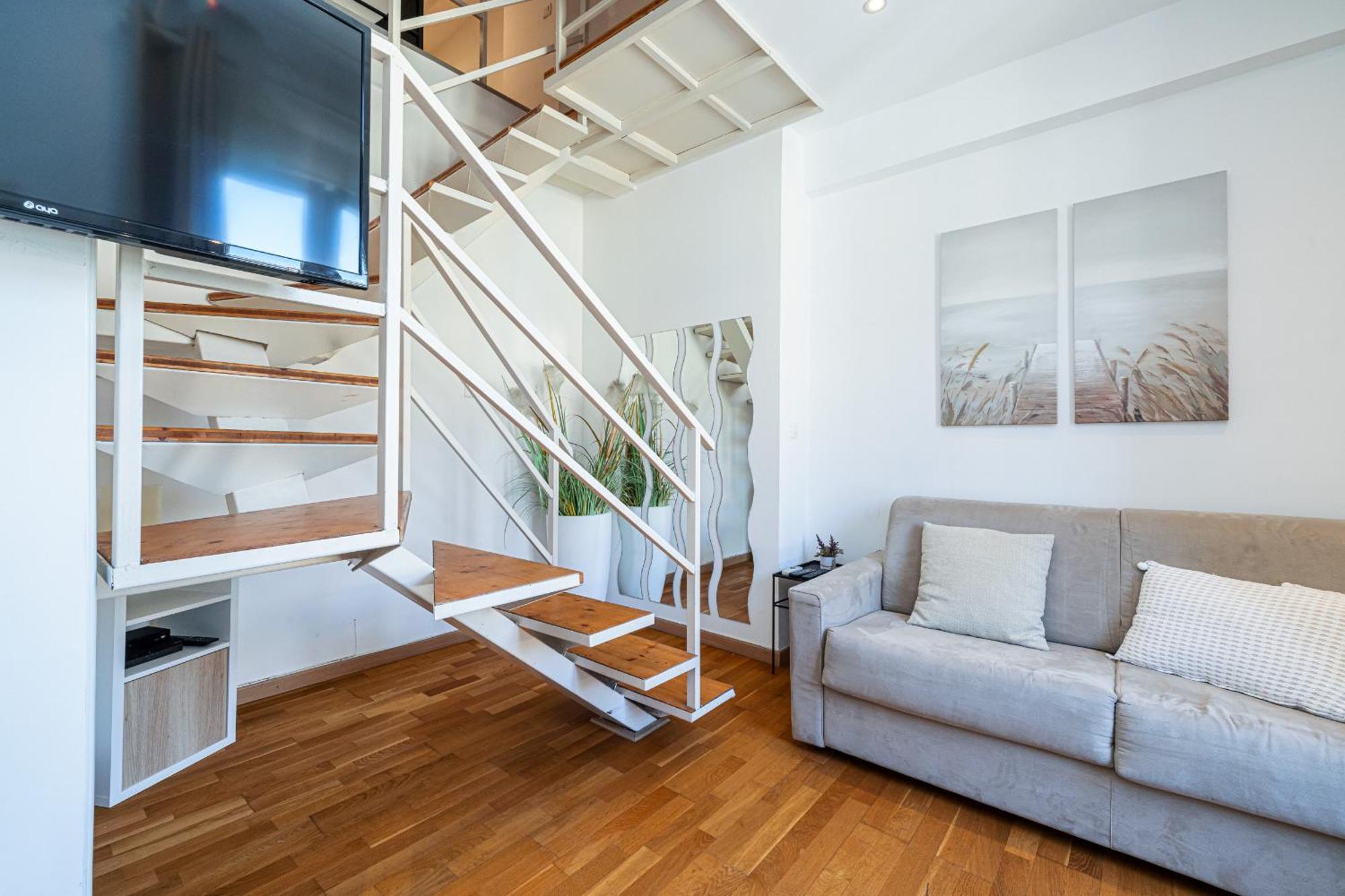 Apartamento Massena Street - 1 Bdr Duplex With Ac & Parking Niza Exterior foto