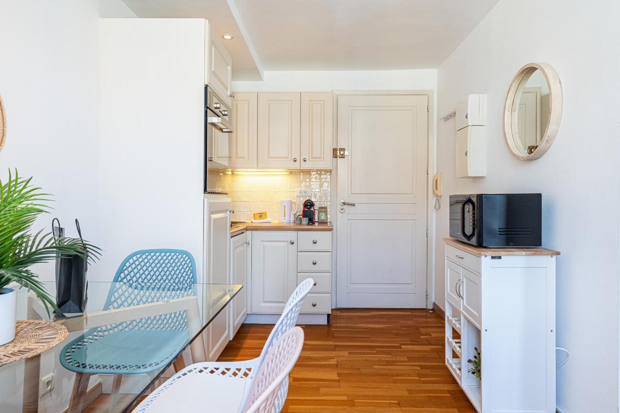Apartamento Massena Street - 1 Bdr Duplex With Ac & Parking Niza Exterior foto