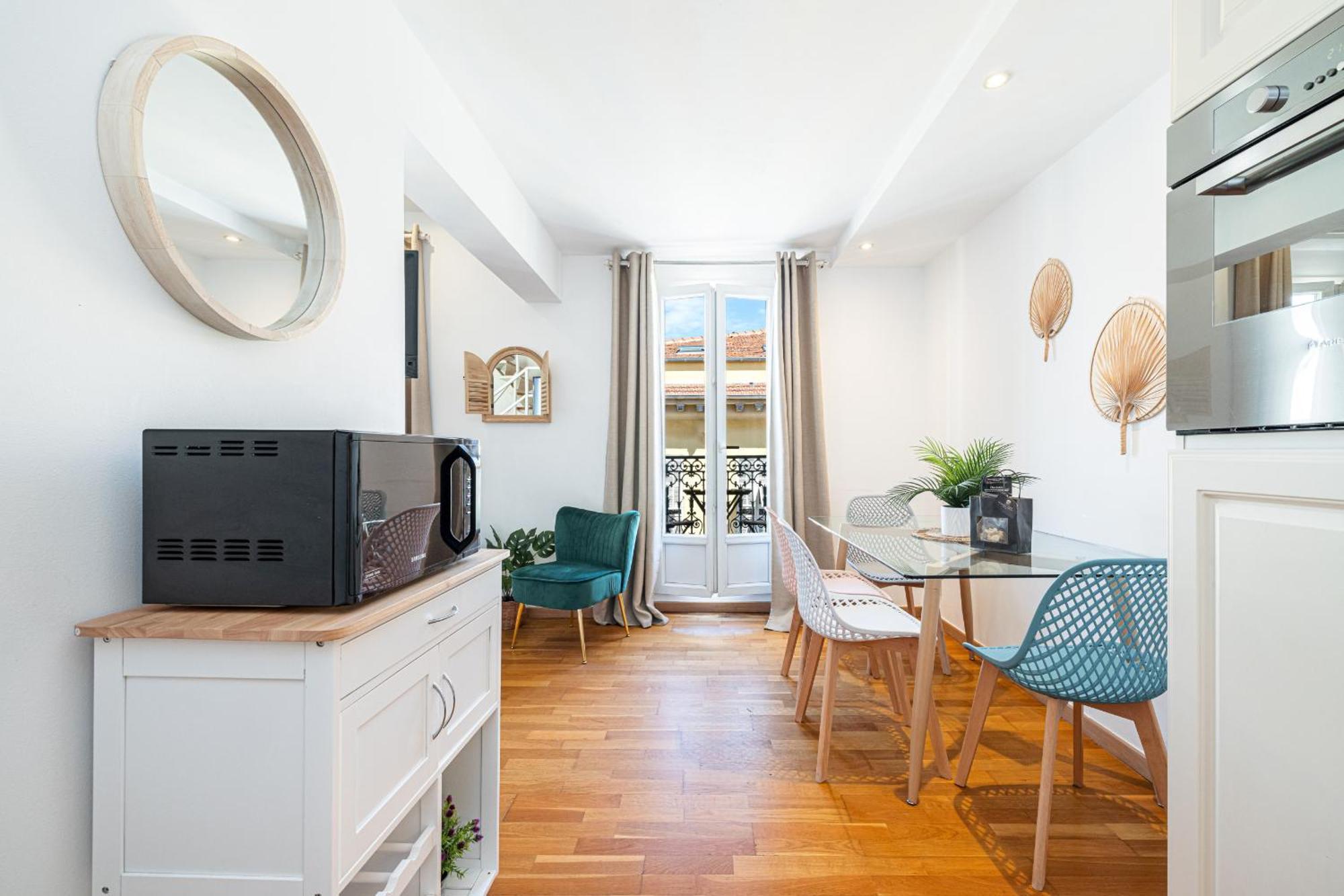 Apartamento Massena Street - 1 Bdr Duplex With Ac & Parking Niza Exterior foto
