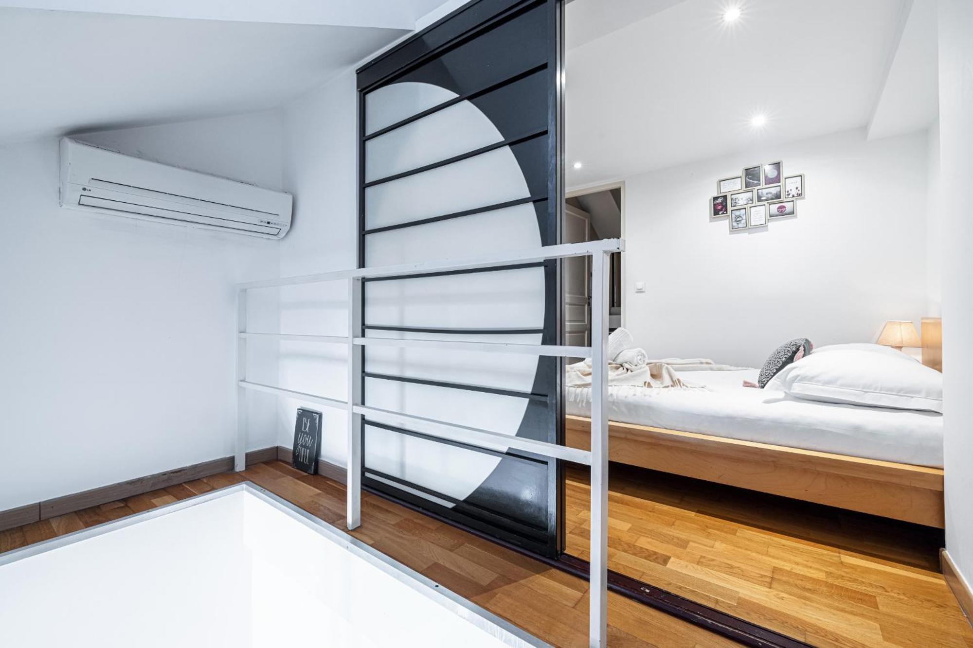 Apartamento Massena Street - 1 Bdr Duplex With Ac & Parking Niza Exterior foto